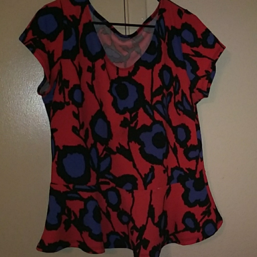 Simple peplum shirt